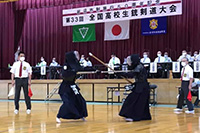 2021年7月17日に開催された第33回全国高校銃剣道大会